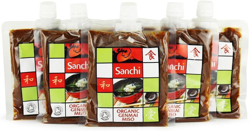 Sanchi Organic Genmai Miso Savory Paste 200g x6