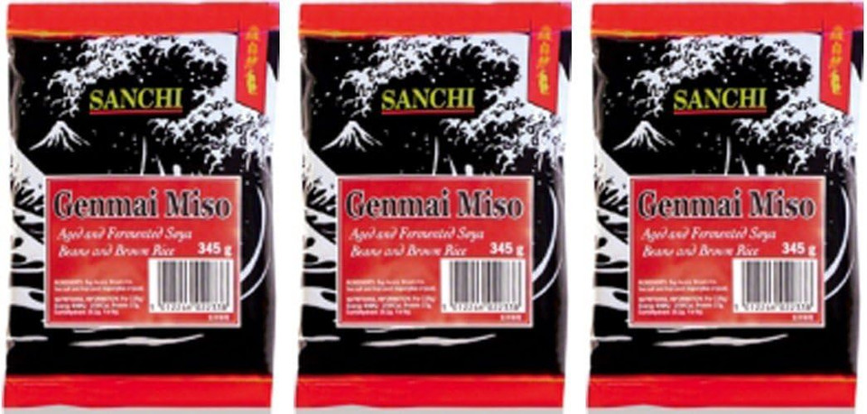 (3 PACK) - Sanchi - Genmai Miso | 345g | 3 PACK BUNDLE