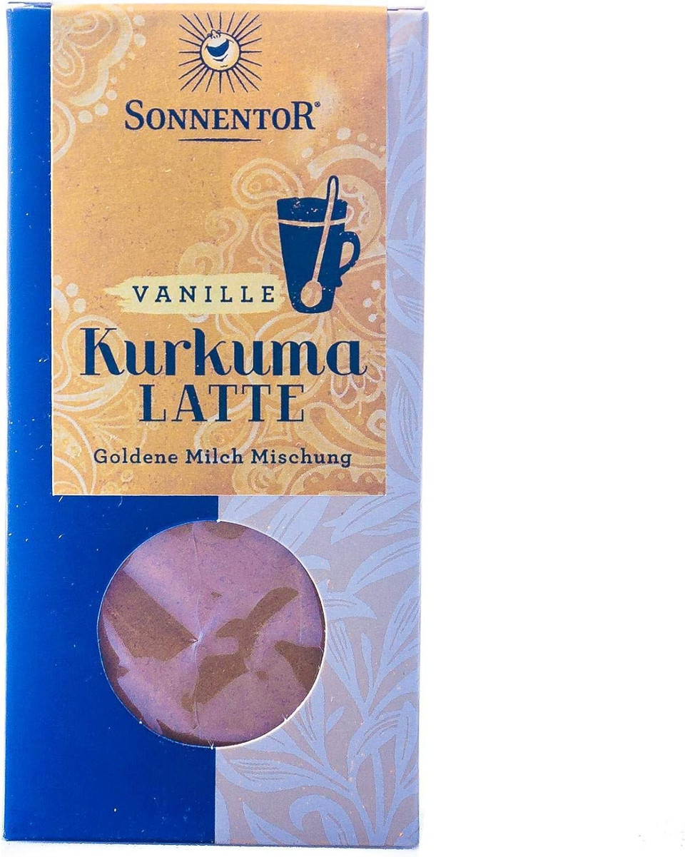 Sonnentor Organic Turmeric Vanilla Latte Box, 60 g