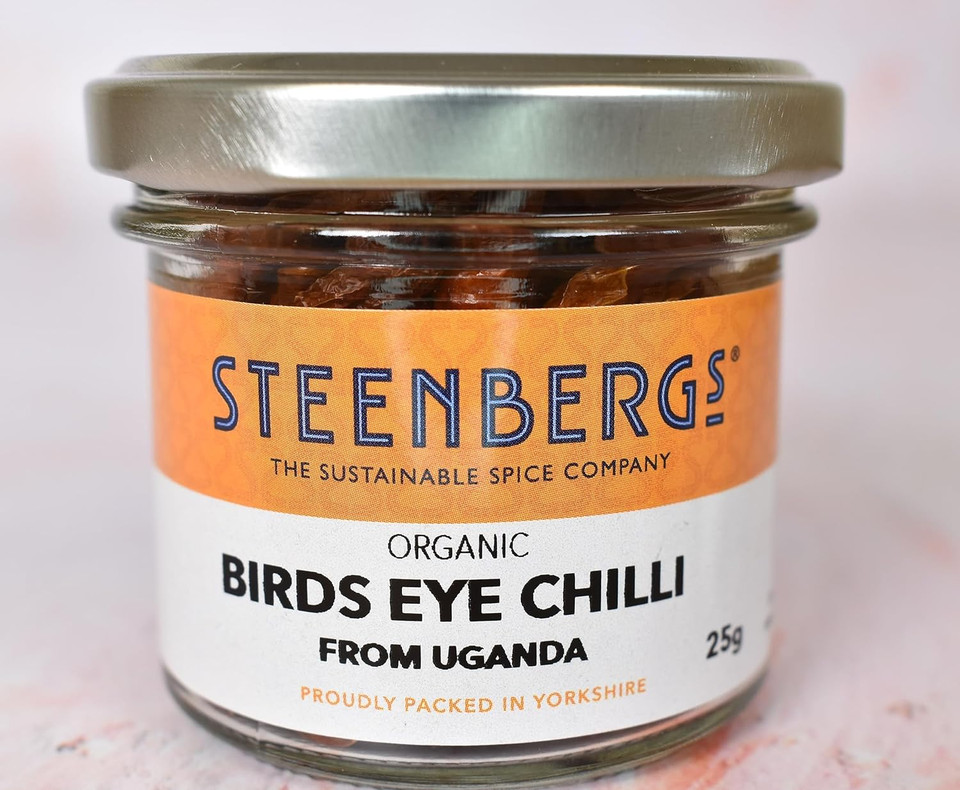 Steenbergs Organic Birds Eye Chilli Whole Dried Standard 25g