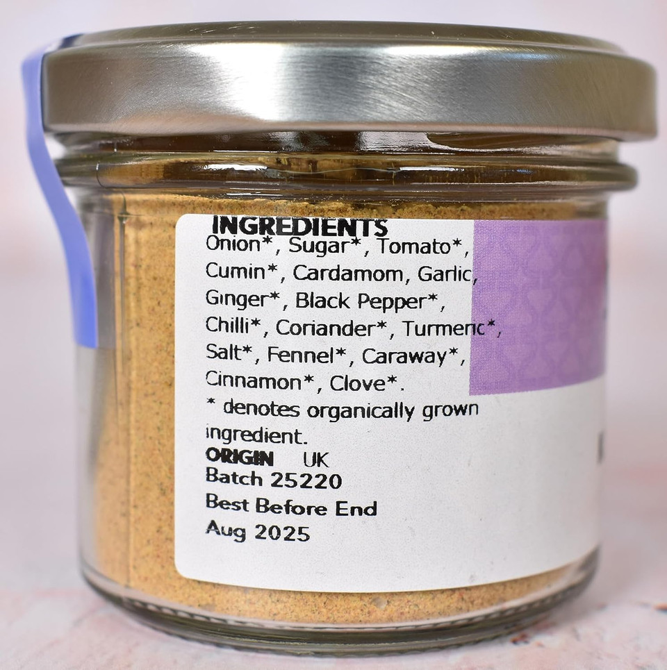 Steenbergs Organic Korma Masala Curry Mix Standard Jar 50g