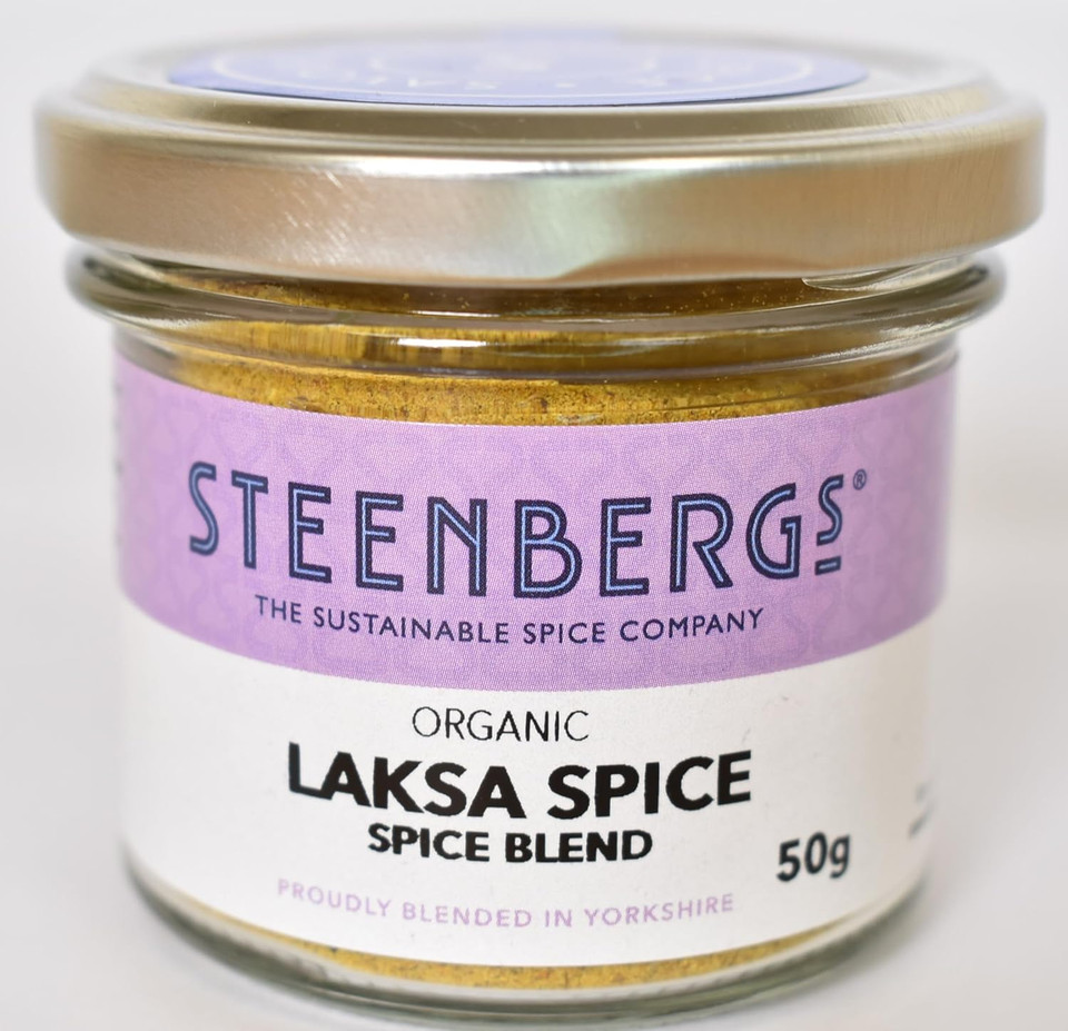Steenbergs Organic Laksa Spice Mix Standard Jar 50g