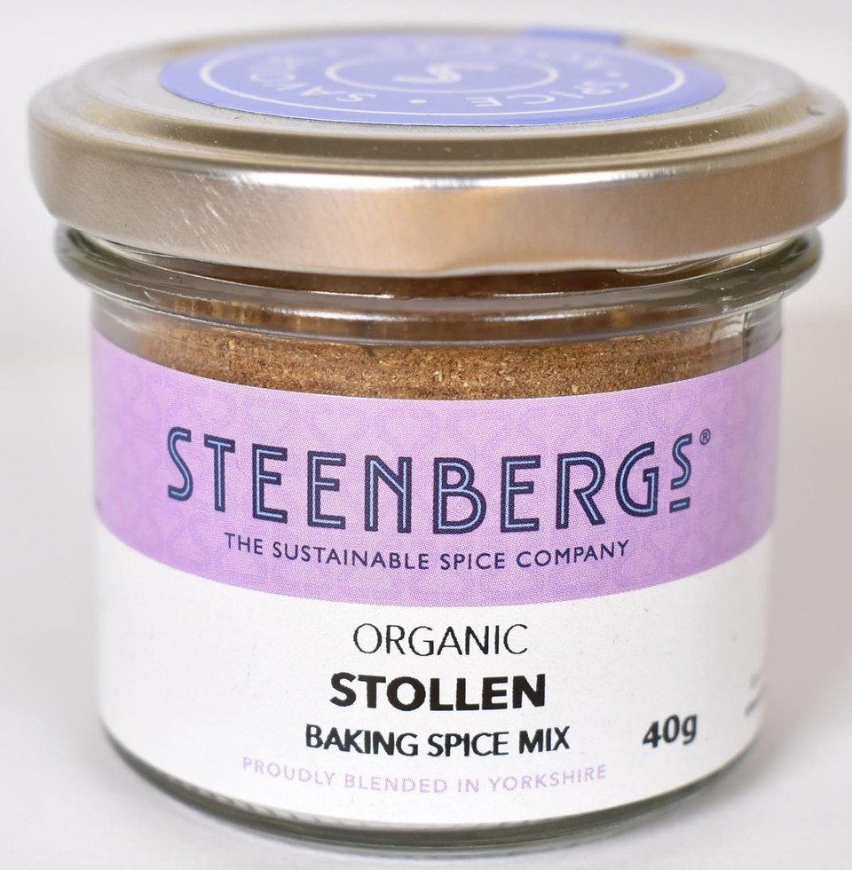 Steenbergs Organic Stollen Spice Mix 40g Standard Jar