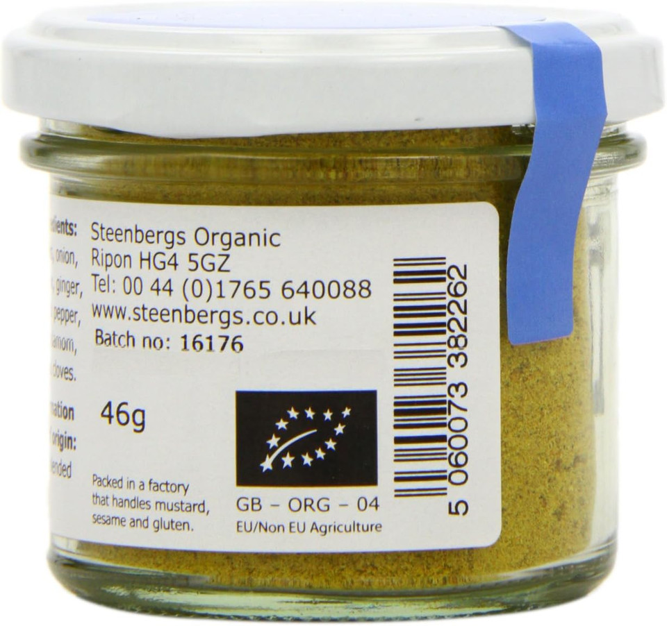 Steenbergs Organic Mild Curry Powder 46 g (Pack of 3)