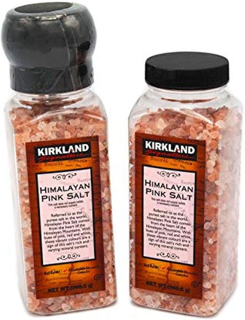 Kirkland Signature Himalayan Pink Salt Spice Adjustable Grinder + Refill 737g