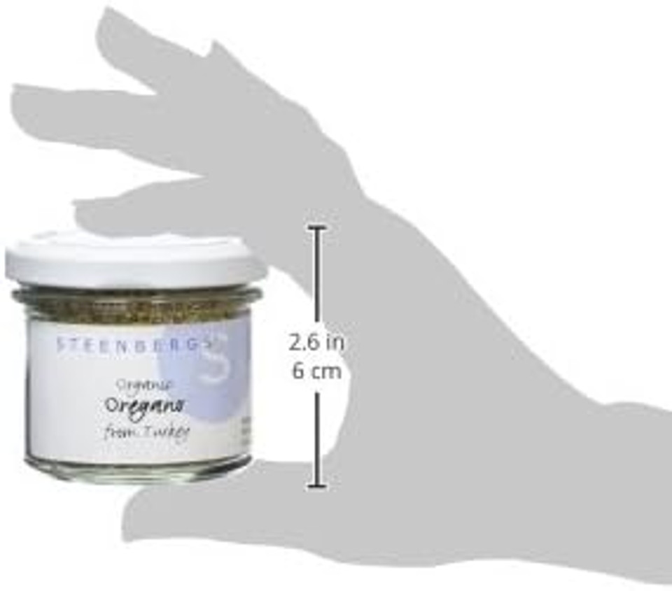 Steenbergs Organic Oregano Dried Leaf Standard Jar - 14g