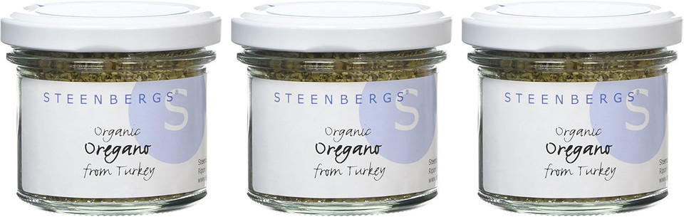 Steenbergs Organic Oregano Dried Leaf Standard Jar - 14g