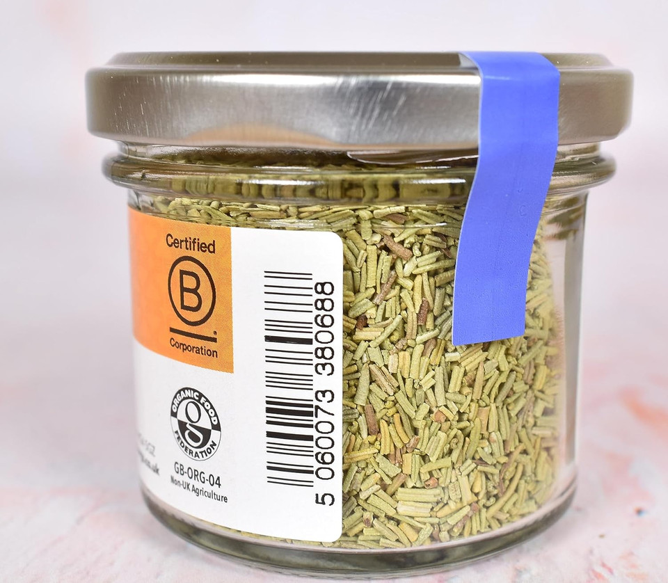 Steenbergs Organic Rosemary Dried Herb Standard Jar 30g