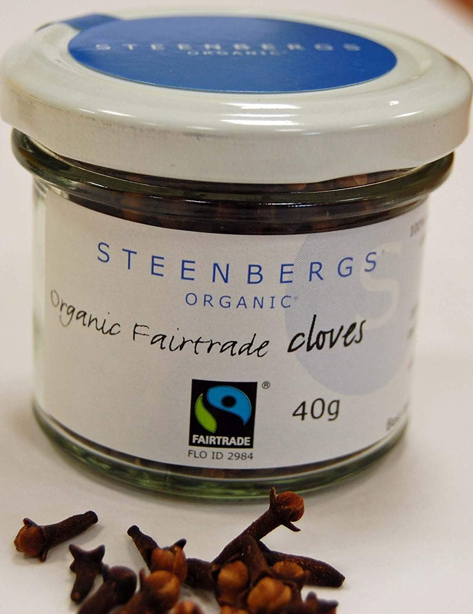 Steenbergs Organic Fairtrade Cloves Whole Standard Jar 35g