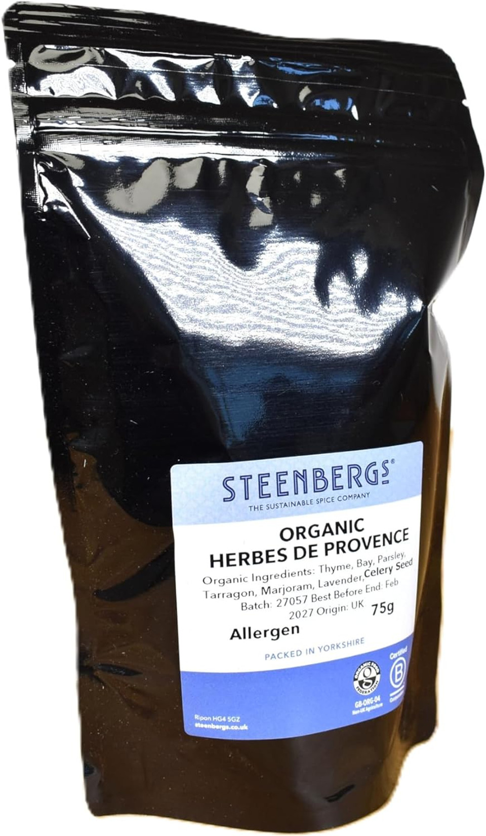 Steenbergs Organic Herbes de Provence 75g Refill