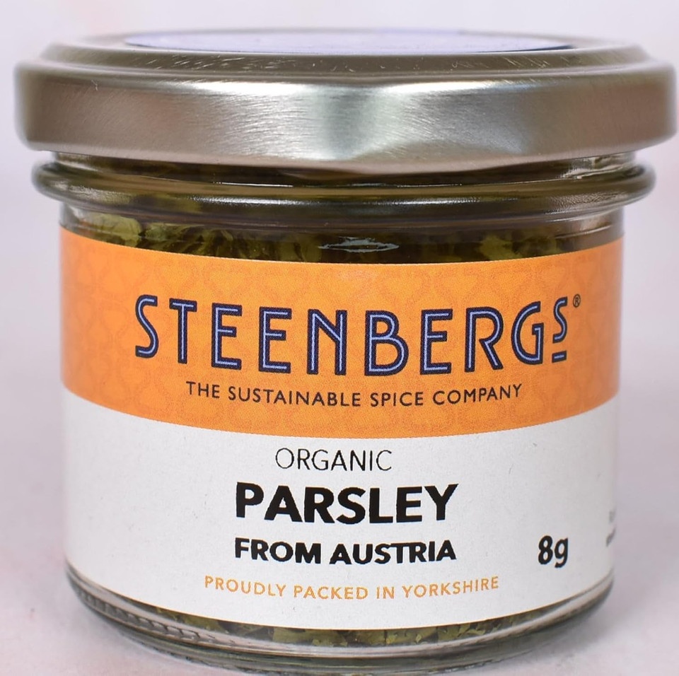 Steenbergs Organic Parsley Dried Herb Standard Jar 8g