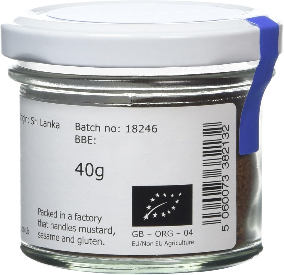 Steenbergs Organic Ground Nutmeg Standard Jar - 40g