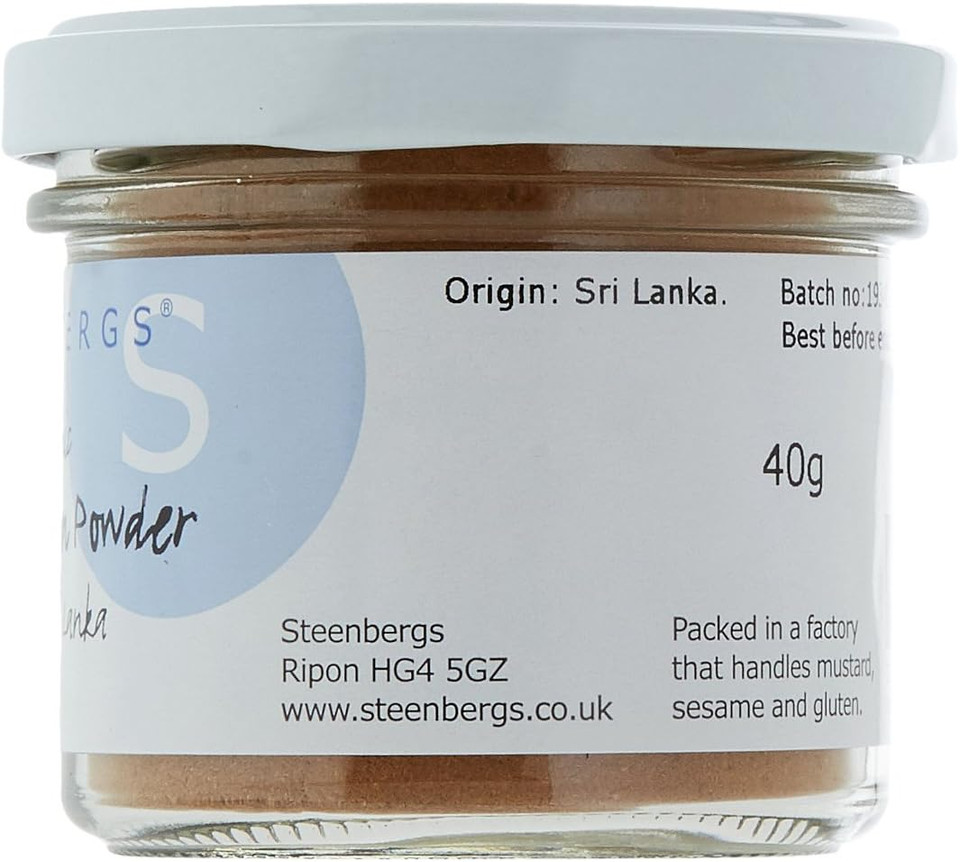 Steenbergs Organic Cinnamon Powder Standard Jar 40g