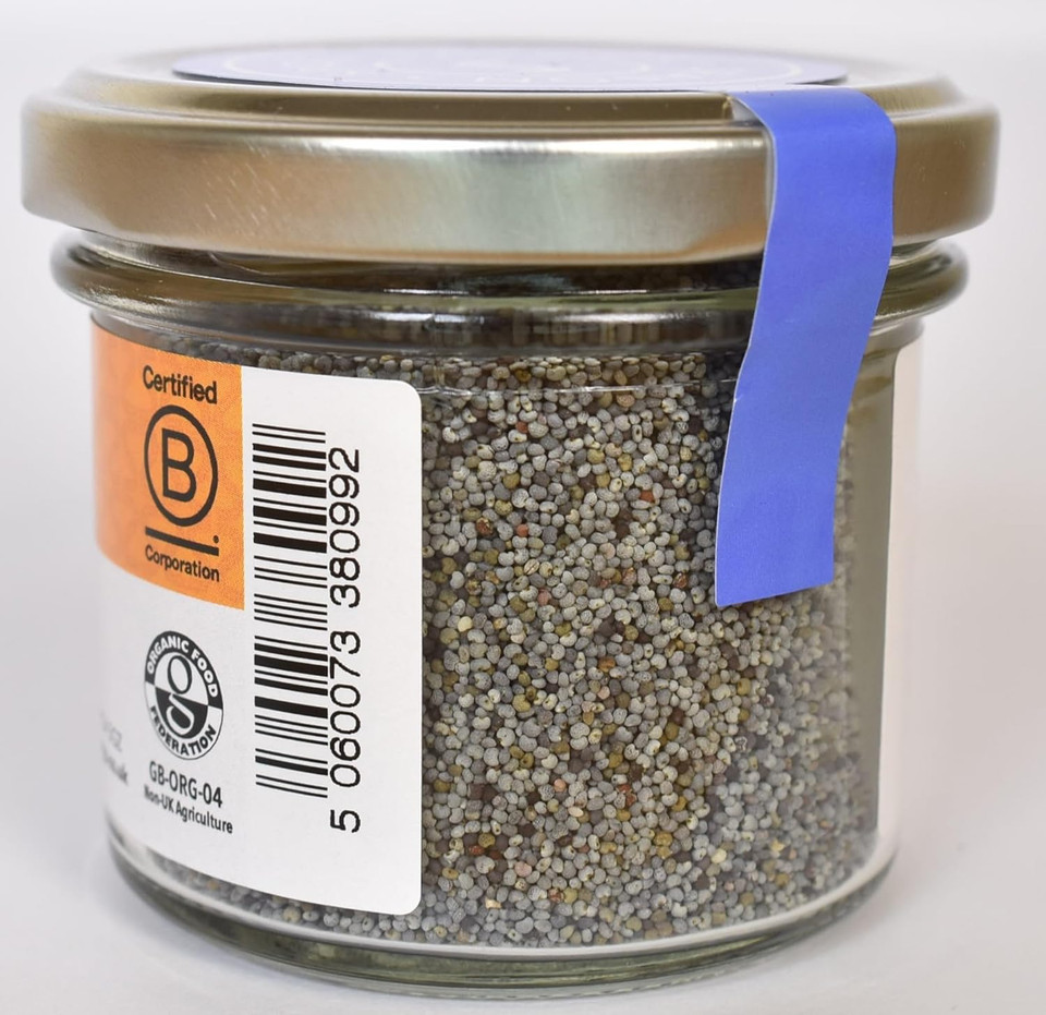 Steenbergs Organic Blue Poppy Seeds 60g Standard Jar