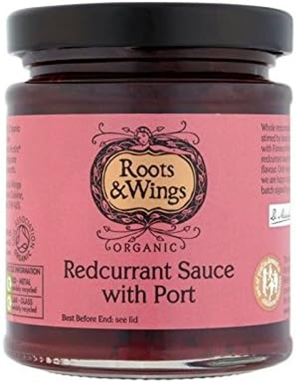 Roots & Wings Organic Redcurrant Sauce 200g - Pack of 2