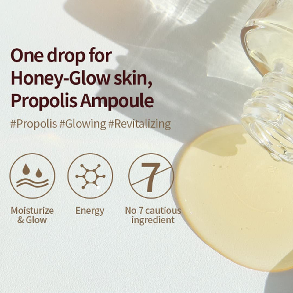 Korean Skin Care - The Yeon Canola Honey Propolis Ampoule