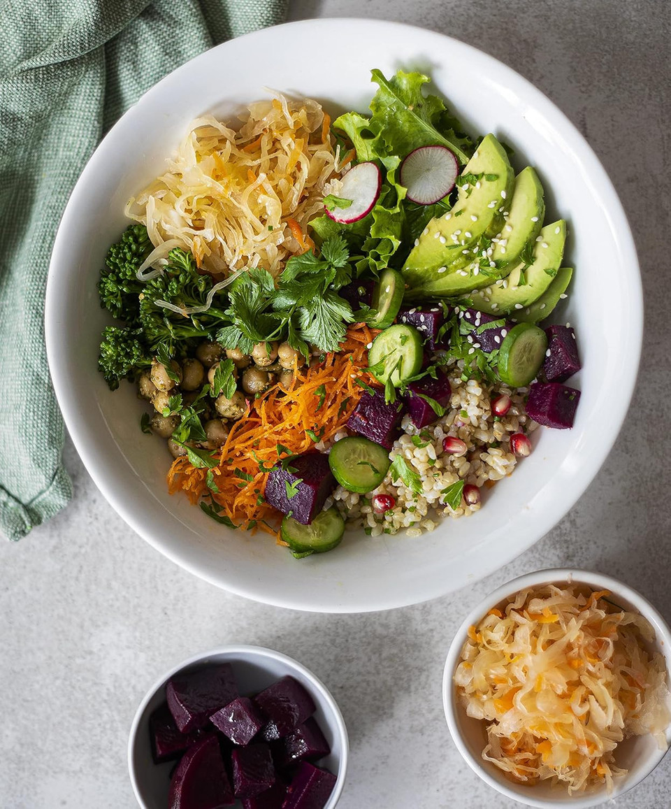 The Cultured Food Company - Organic Carrot & Fennel Sauerkraut 1kg Jar - 100% Natural Ingredients- Raw & Unpasteurised - Probiotic Rich - Traditionally Fermented Cabbage- Handmade - No Preservatives