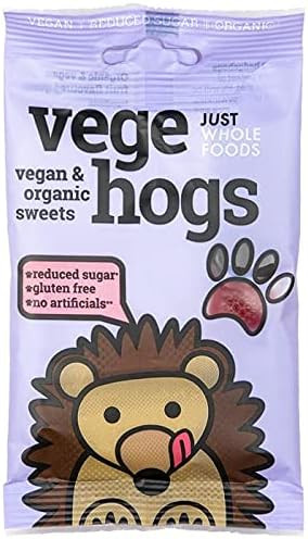 Just Wholefoods VegeHogs 70g (Pack of 10)