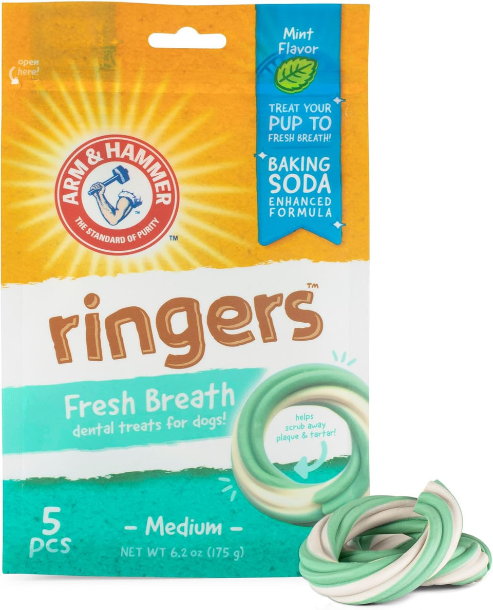 Arm & Hammer: Ringers Fresh Breath Dental Treats for Dogs
