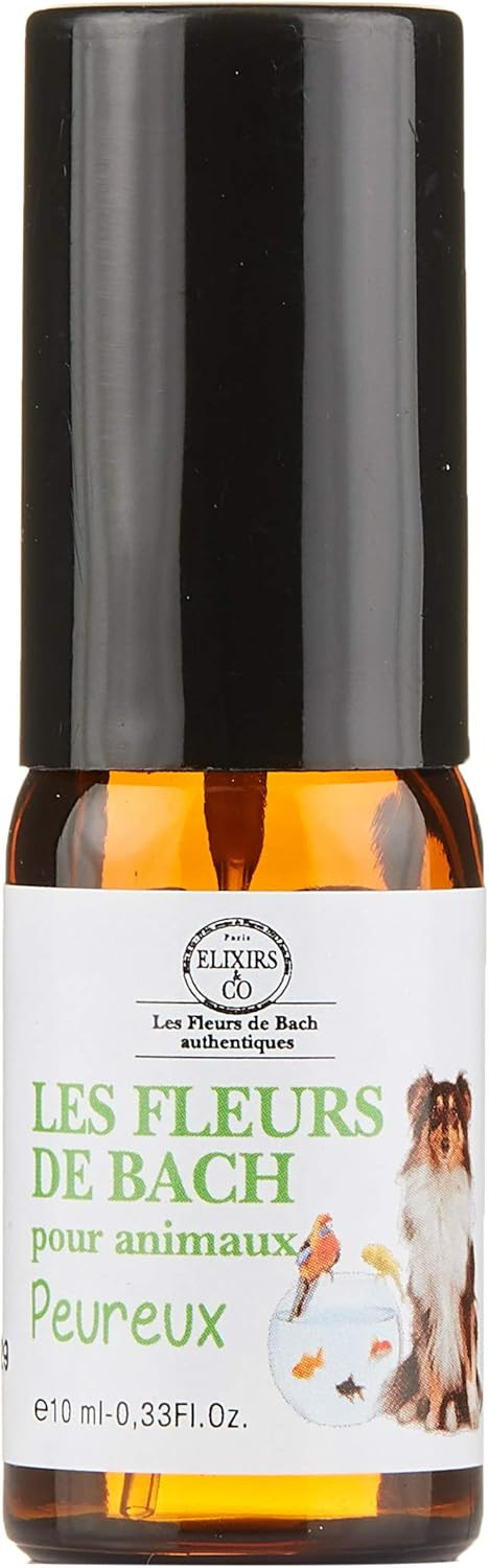 Elixirs & Co Les Fleurs de Bach Organic for Animals - Fearful - Spray of 10 ml