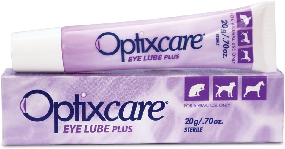 OptixCare Dog & Cat Eye Lube Plus Hyaluron Lubricating Gel Hyaluron (20 g)