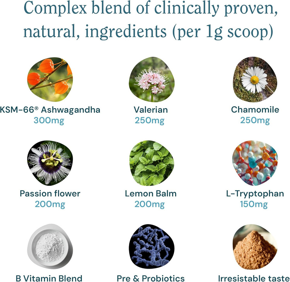 CliniPaw Calming powder for anxious dogs - Stress and Anxiety relief treats - Reduce fear of noise, separation, reactivity, travel, visitors - fast acting & long term - no fillers, up to 120 servings