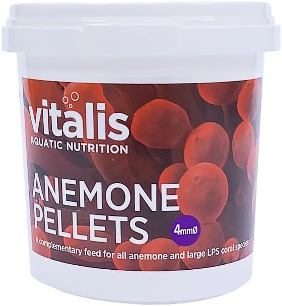 Vitalis Anemone Pellets (Small + 4mm) 60g Complete Anemone Food