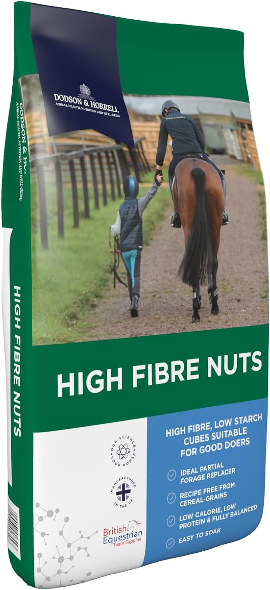 Dodson & Horrell Classic Fibre Cubes Horse Feed, 20 kg