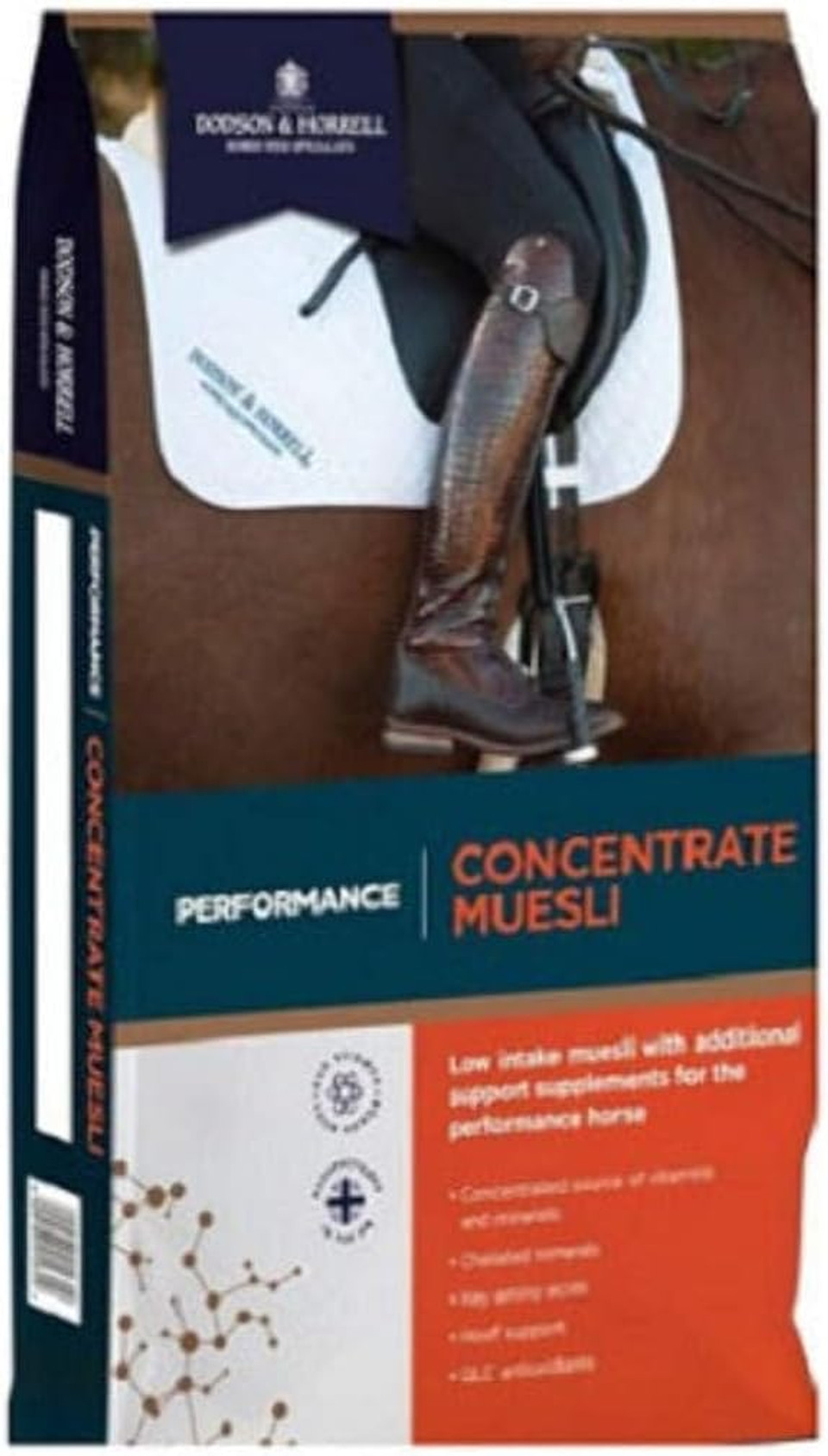 Dodson & Horrell Performance Concentrate Muesli Horse Feed 20kg