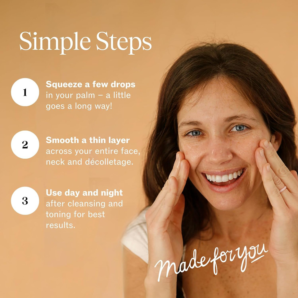 Lilyana Naturals Vitamin C Serum For Face - Made In Usa, Face Serum With Hyaluronic Acid And Vitamin E, Anti Aging Serum, Reduces Age Spots And Sun Damage, Promotes Collagen And Elastin - 1Oz1 Fl Oz (Pack Of 1)