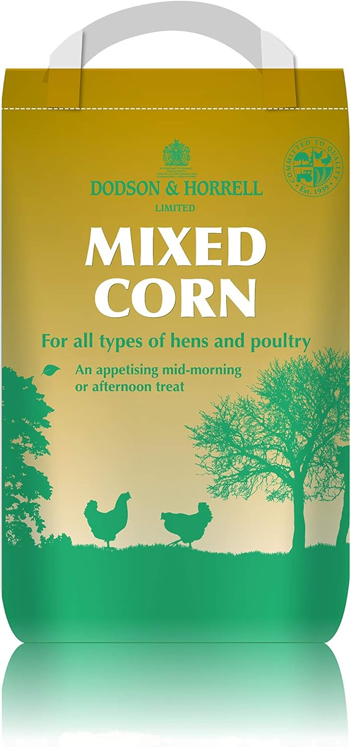 Dodson & Horrell Mixed Corn 5kg Poultry Feed (Pack of 3)
