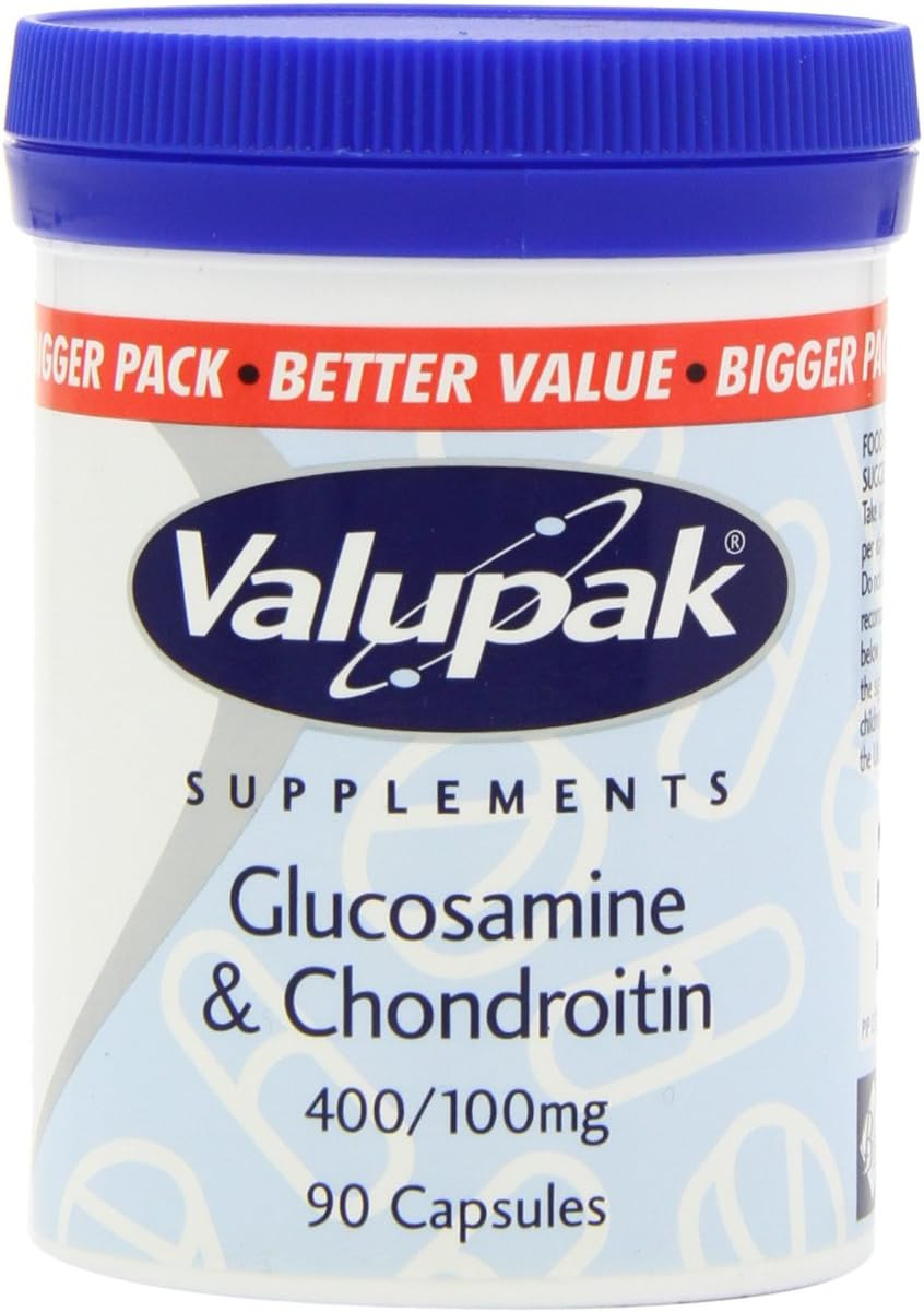 Valupak Glucosamine &Chondroitin 400/100mg 90 Capsules