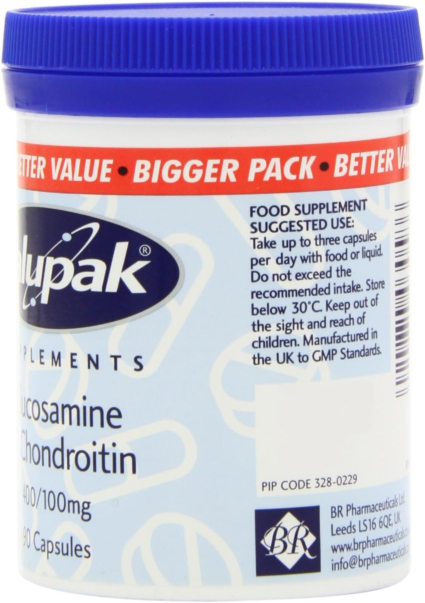Valupak Glucosamine &Chondroitin 400/100mg 90 Capsules