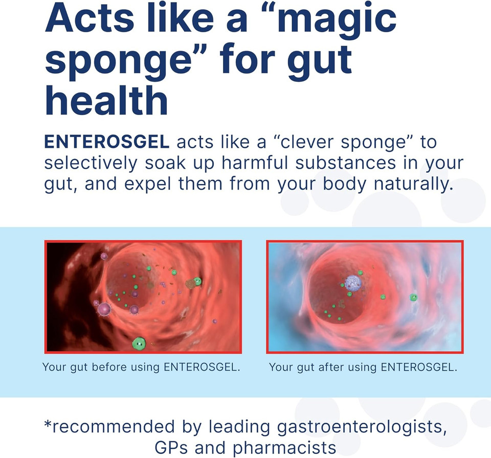 ENTEROSGEL Diarrhoea Relief for Children - Gastroenteritis Treatment, Tummy Bug Relief, Kids Stomach Bug Treatment, Travelers Diarrhea First Aid Kit, Stomach Pain Relief - for Babies & Children, 90g