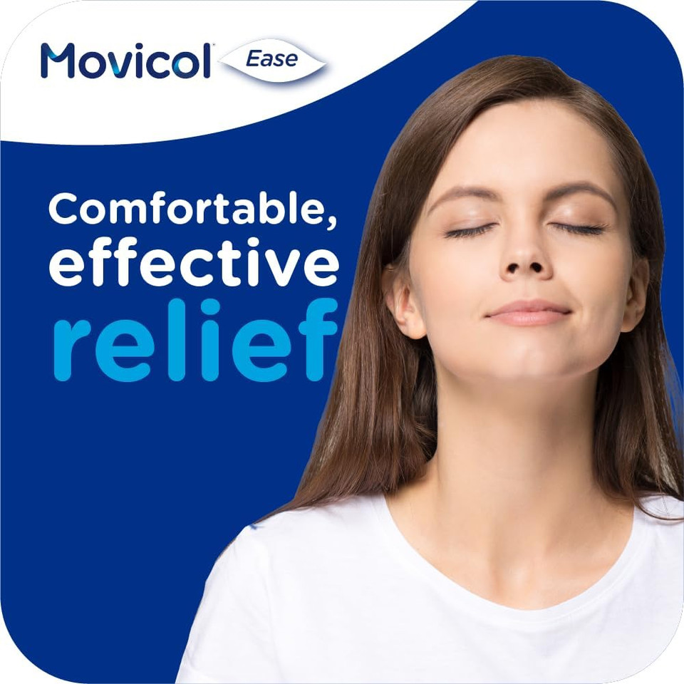 Movicol Ease Stick Sachets, Flavor Free, 20 Sachets, Constipation Relief for Adults, Laxatives, Relief, hydrates, softens & Help Restore Natural Bowel Movement