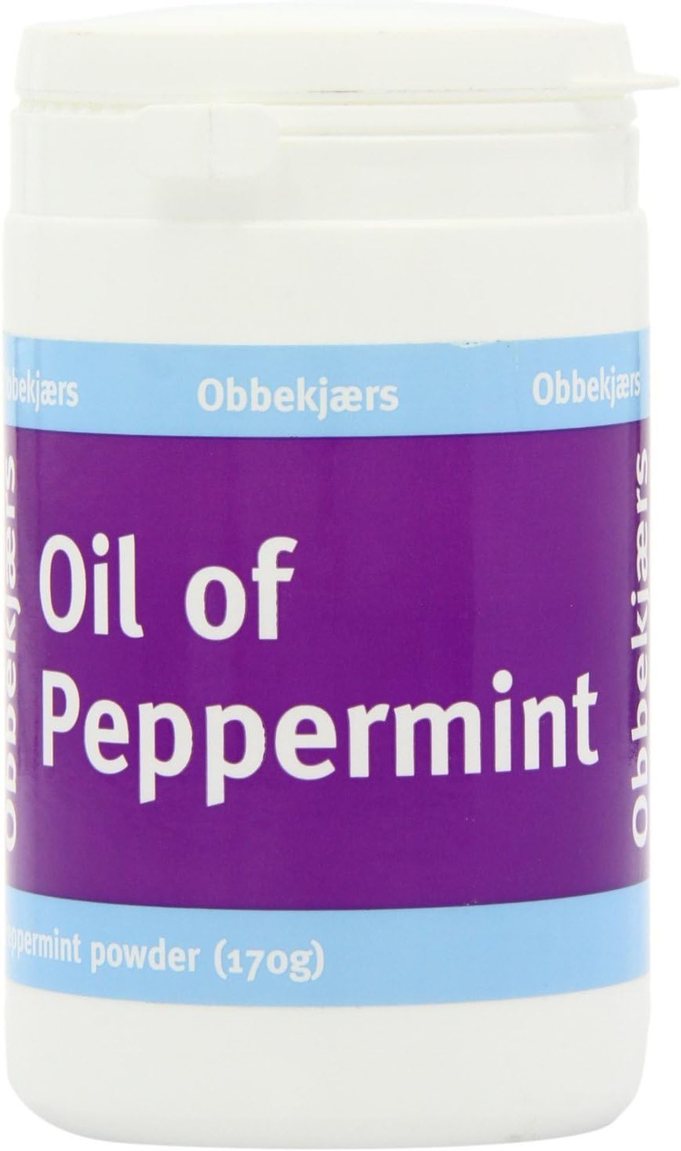 (2 Pack) - Obbekjaers - Obbekjaers Oil Of Peppermint | 170g | 2 PACK BUNDLE