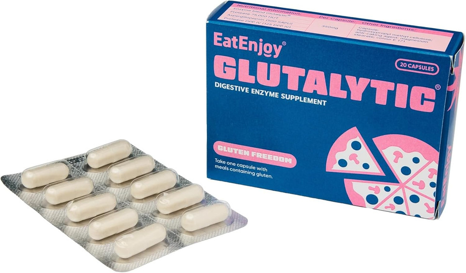EatEnjoy Glutalytic Digestive Enzyme Supplement | 20 Capsules