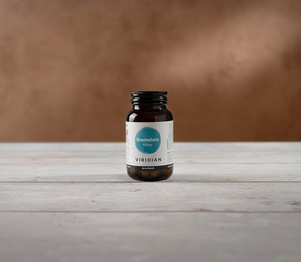 Viridian Bromelain - Digestive Enzyme - 30 x 500mg Vegicaps