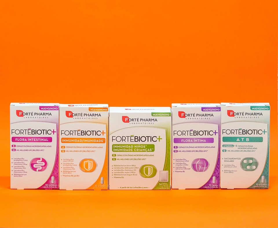 Forte Pharma 201146.5 Fortebiotic + Intestinal Flora 30 Cap, Plastic