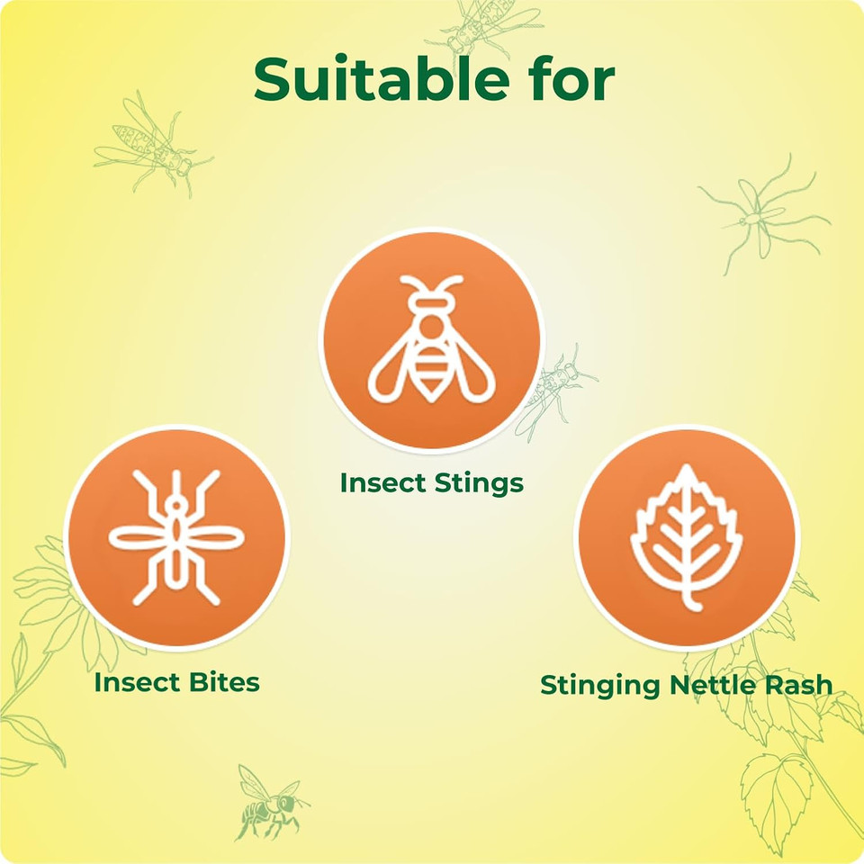 Anthisan Bite & Sting Cream Relief from insect bites, stings & stinging nettle rash, 20 g ( Pack of 1) Anthisan Bite & Sting Cream Relief from insect bites, stings & stinging nettle rash, 20 g ( Pack of 1)