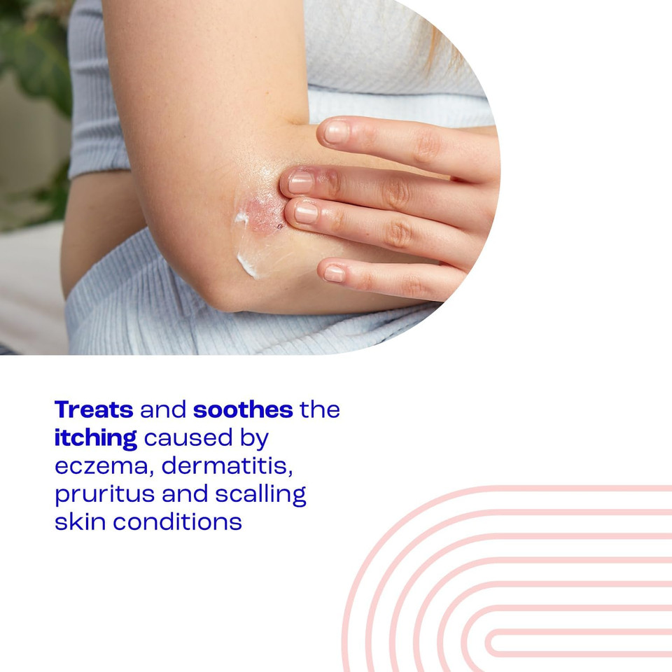 E45 Itch Relief Cream 100g  Anti Itch Cream for Skin Irritation  Non-Greasy E45 Cream to Relieve Itching  Eczema Dermatitis Cream  Instantly Soothes and Calms Skin