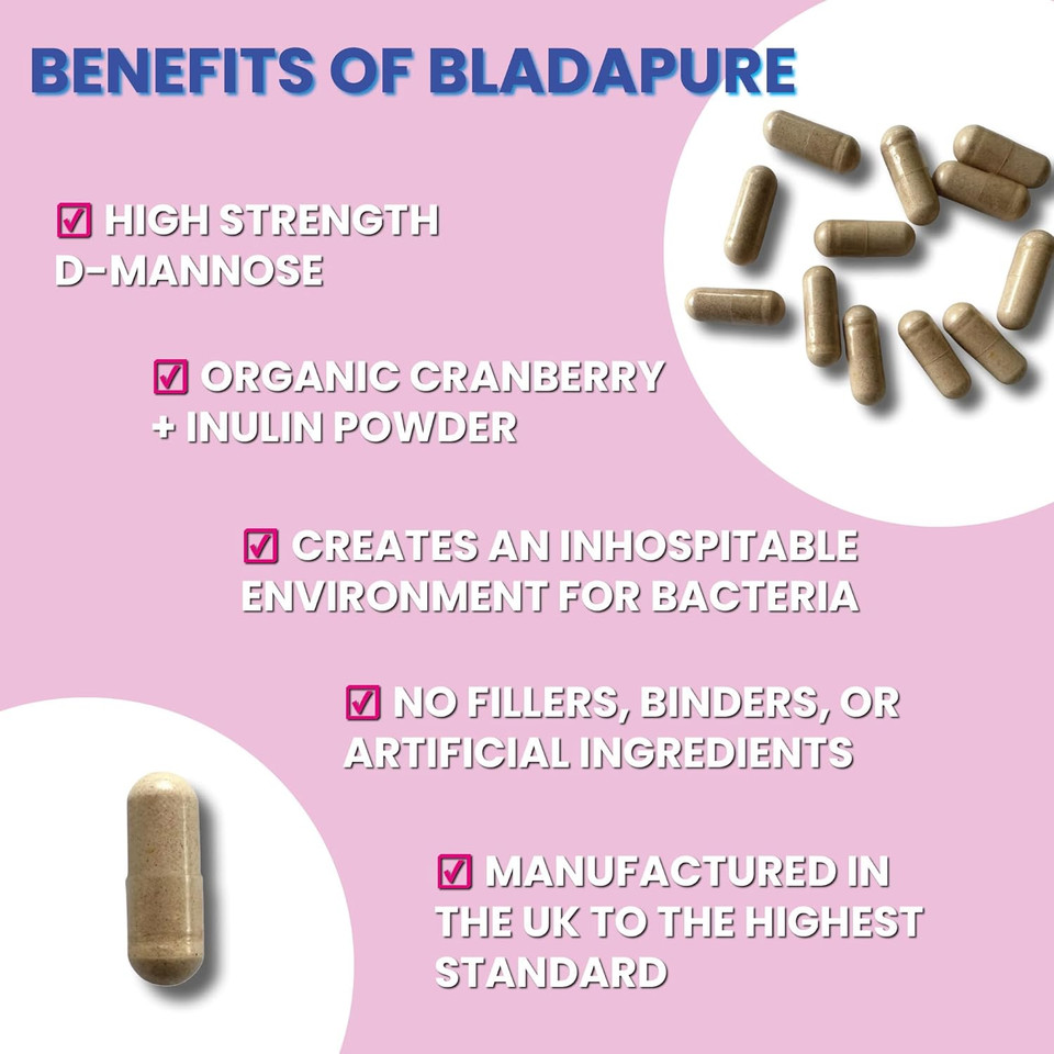 Bladapure D'Mannose - 60 Capsules