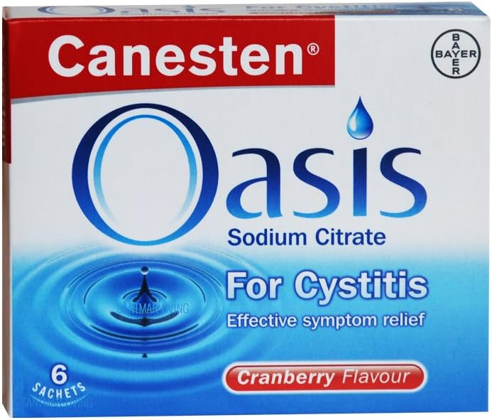Canesten Oasis for Cystitis Cranberry Flavour 6 Sachets