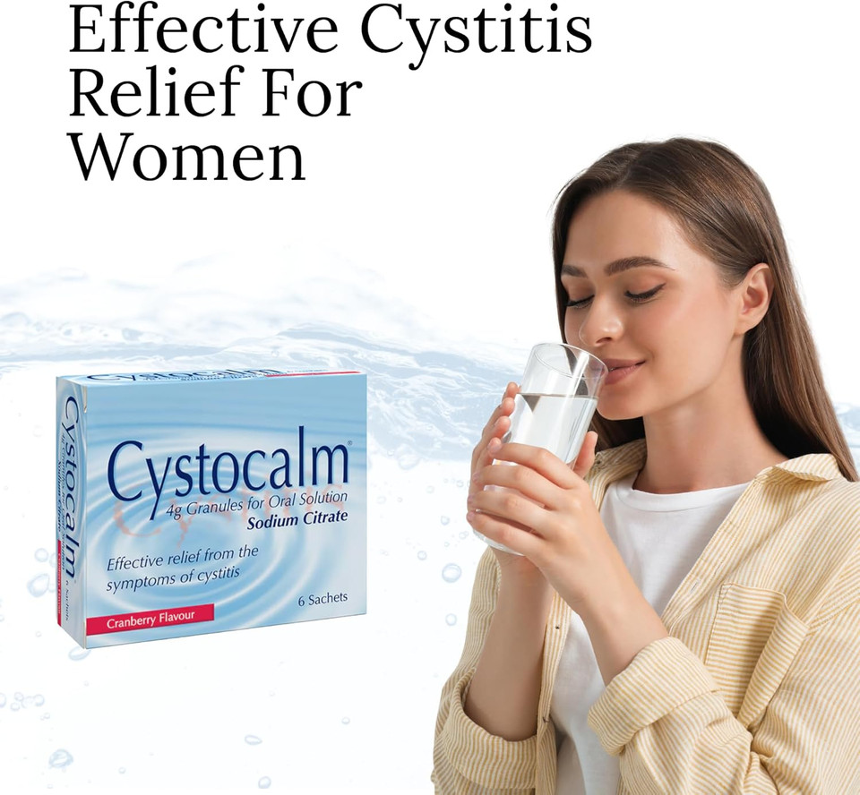 Cystitis Relief Sachets | Fast-Acting Cystitis Treatment for Women | Pack of 4x6 for Effective Urinary Tract Support