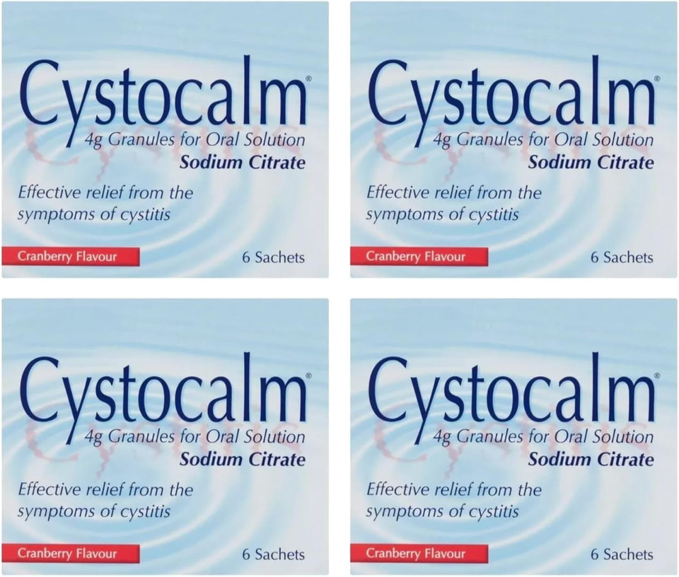 Cystitis Relief Sachets | Fast-Acting Cystitis Treatment for Women | Pack of 4x6 for Effective Urinary Tract Support