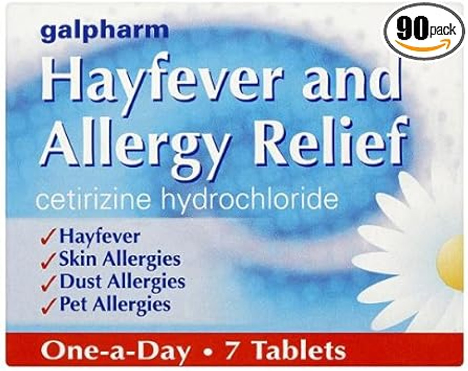 Galpharm Hayfever and Allergy Relief 7 Tablets - Pack of 10