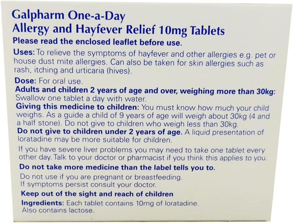 Galpharm One A Day Hayfever & Allergy