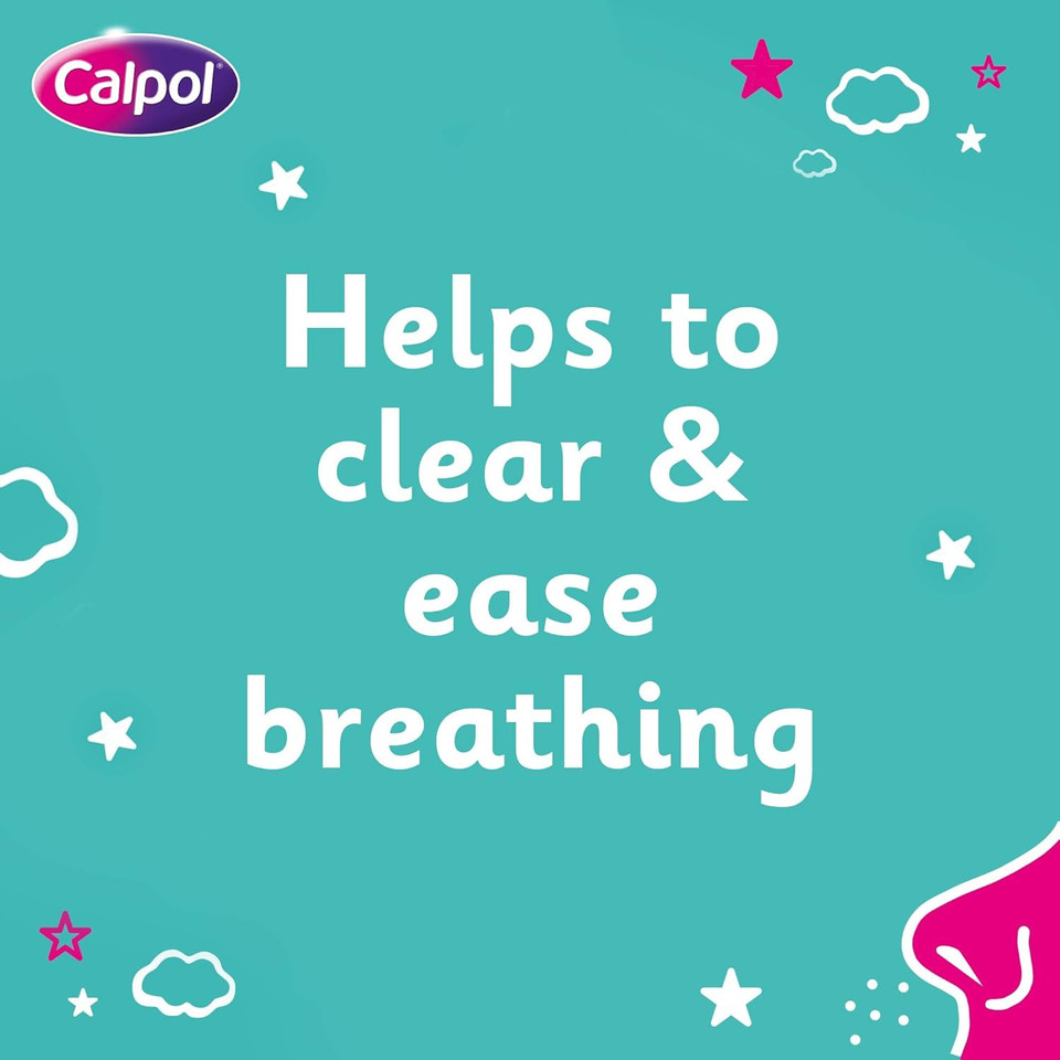 Calpol Vapour Plug and Nightlight for 3+ Months Infants (1 Plug & 3 Refills), Soothing Calpol Lavender & Chamomile Vapour with Soft Orange Nightlight for Easy Breathing for up to 8 Hours