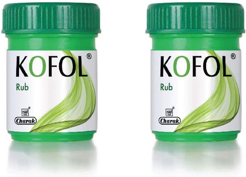 Charak Kofol Rub for Cough; Common Cold - 25ml (Pack of 2)