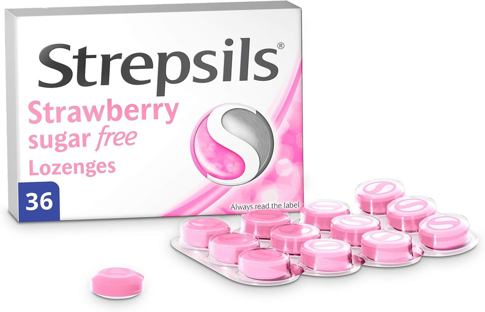 Strepsils Orange Vitamin C Lozenges, 100mg, 36 Count, Fast-Acting Sore Throat Relief, Soothes In 2 Hours, Effective Discomfort Medication
